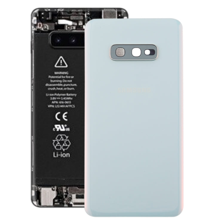 Pour Galaxy S10e Couvercle arrière de la batterie avec objectif d'appareil photo