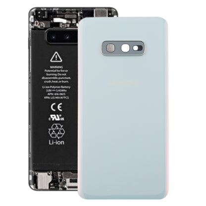 Pour Galaxy S10e Couvercle arrière de la batterie avec objectif d'appareil photo