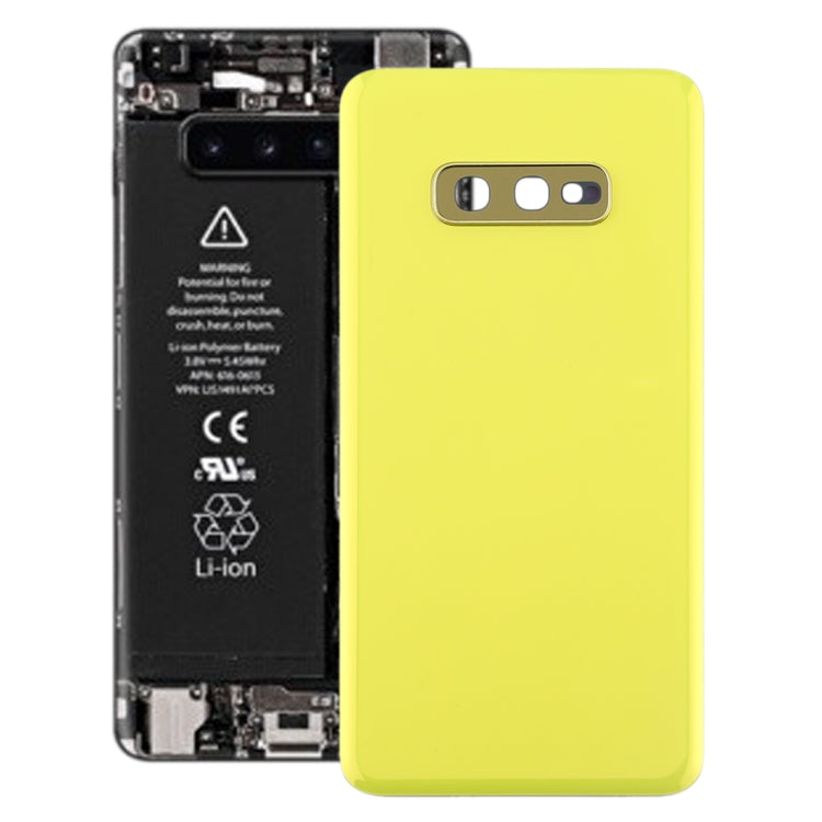 Pour Galaxy S10e Couvercle arrière de la batterie avec objectif d'appareil photo