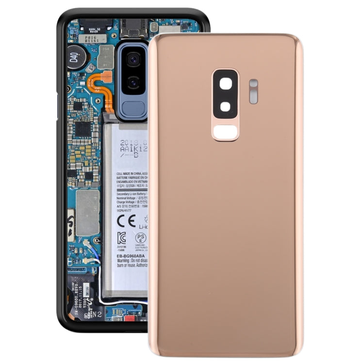 Pour Galaxy S9 + Cache arrière de la batterie avec objectif d'appareil photo