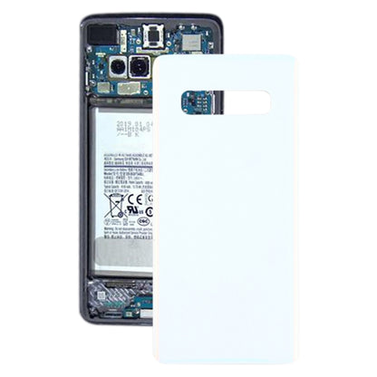 Pour Galaxy S10 + couvercle arrière de la batterie