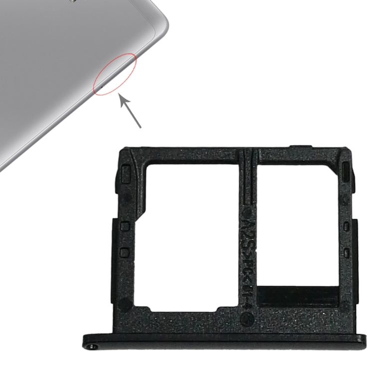 Pour Galaxy Tab A 8.0 / T380 / T385 Plateau de carte SIM + Plateau de carte Micro SD