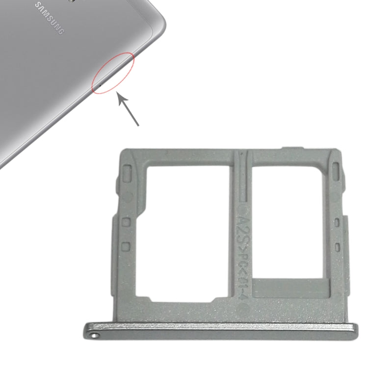 Pour Galaxy Tab A 8.0 / T380 / T385 Plateau de carte SIM + Plateau de carte Micro SD