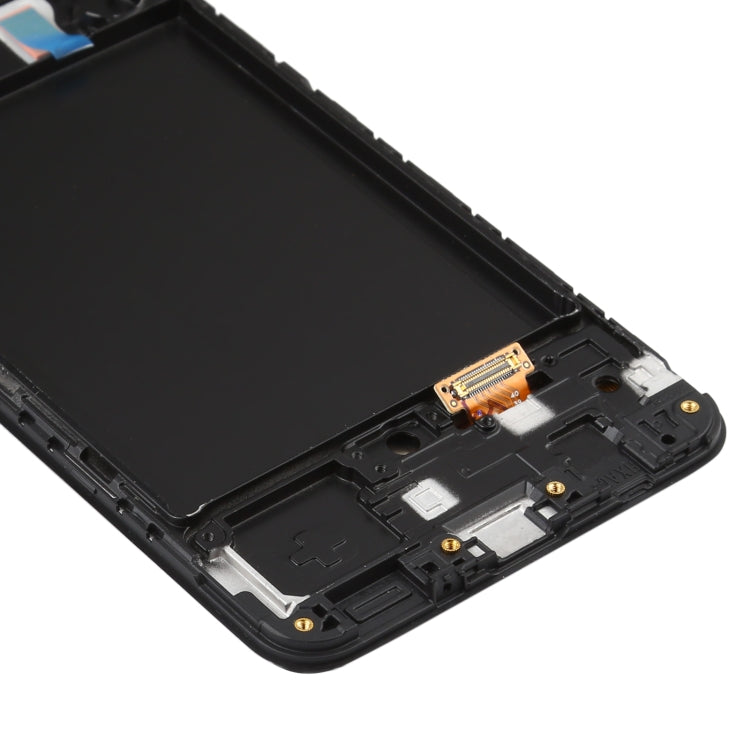 Écran LCD Super AMOLED d'origine pour assemblage complet de numériseur Galaxy A50 avec cadre