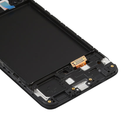 Écran LCD Super AMOLED d'origine pour assemblage complet de numériseur Galaxy A50 avec cadre