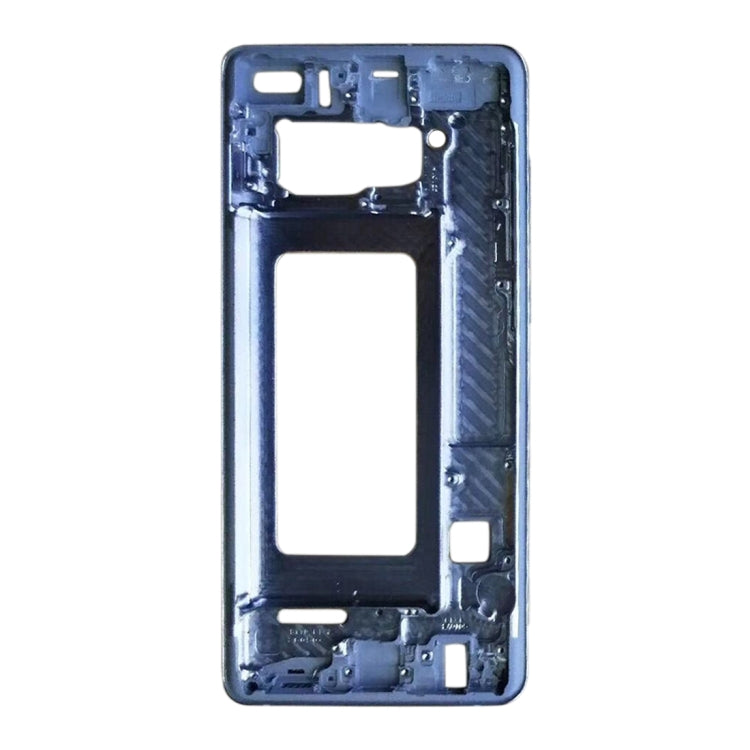 Pour Galaxy S10 +, boîtier avant, cadre LCD, plaque de lunette