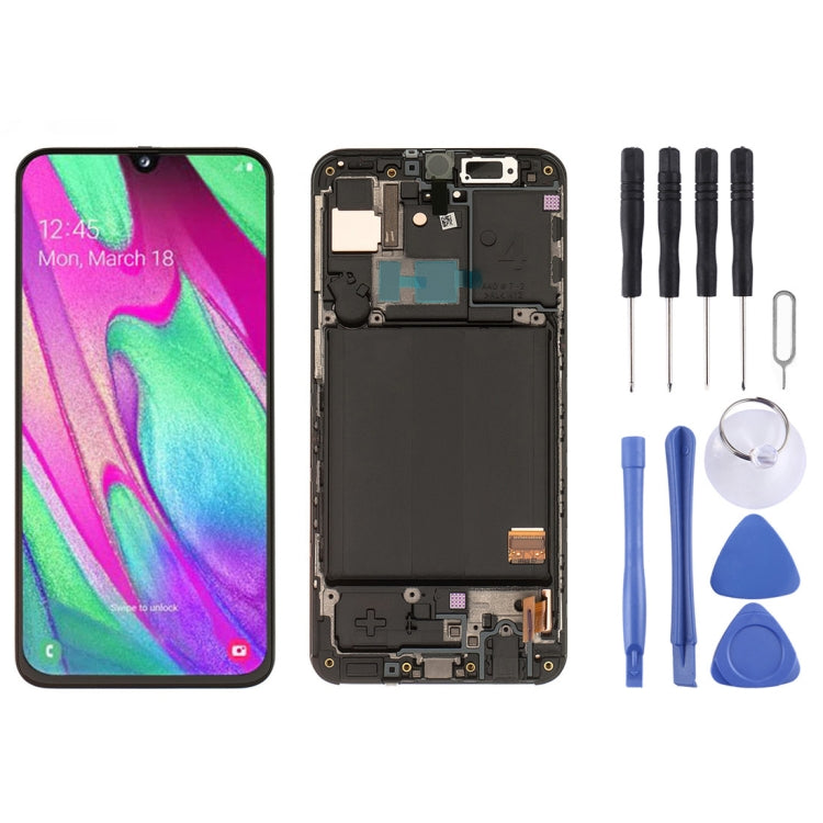Écran LCD et numériseur complet avec cadre pour Galaxy A40 SM-A405F
