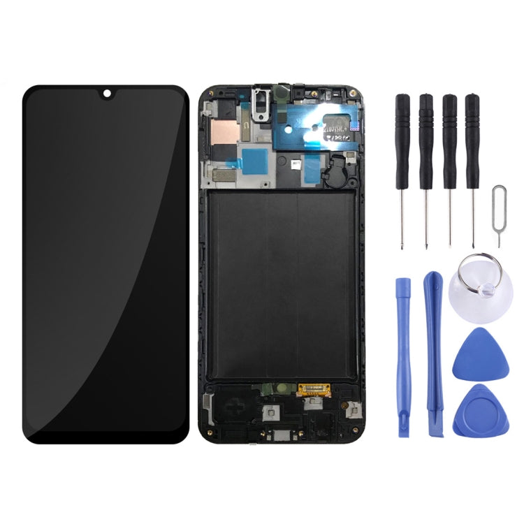 Écran LCD d'origine et numériseur complet avec cadre pour Galaxy A50 SM-A505F