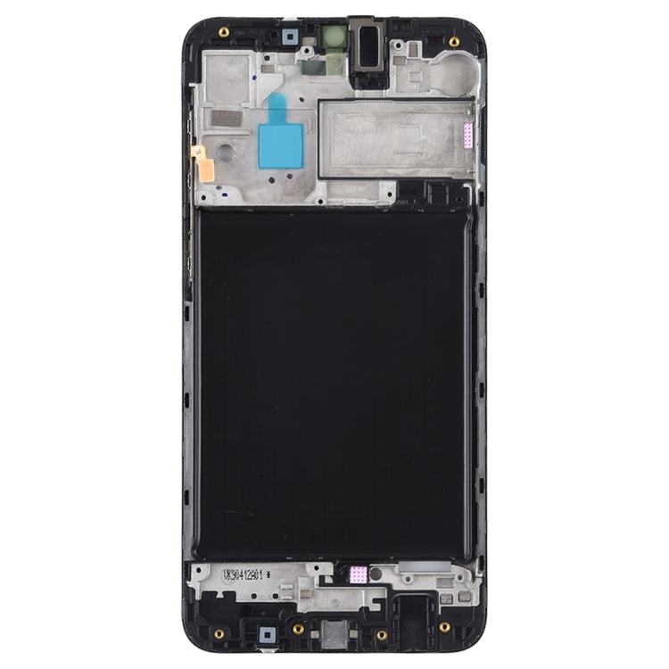 Pour Galaxy A10, boîtier avant, cadre LCD, plaque de lunette