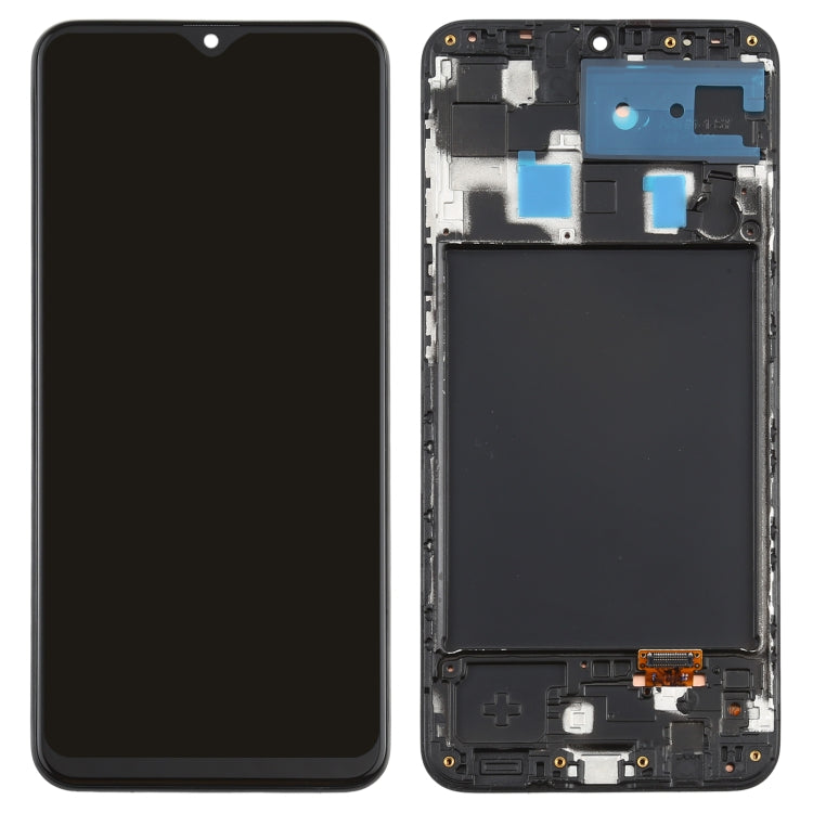 Écran LCD et numériseur en matériau Super AMOLED d'origine, assemblage complet avec cadre pour Galaxy A20