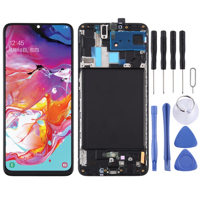 Écran LCD et numériseur en matériau Super AMOLED d'origine, assemblage complet avec cadre pour Galaxy A70
