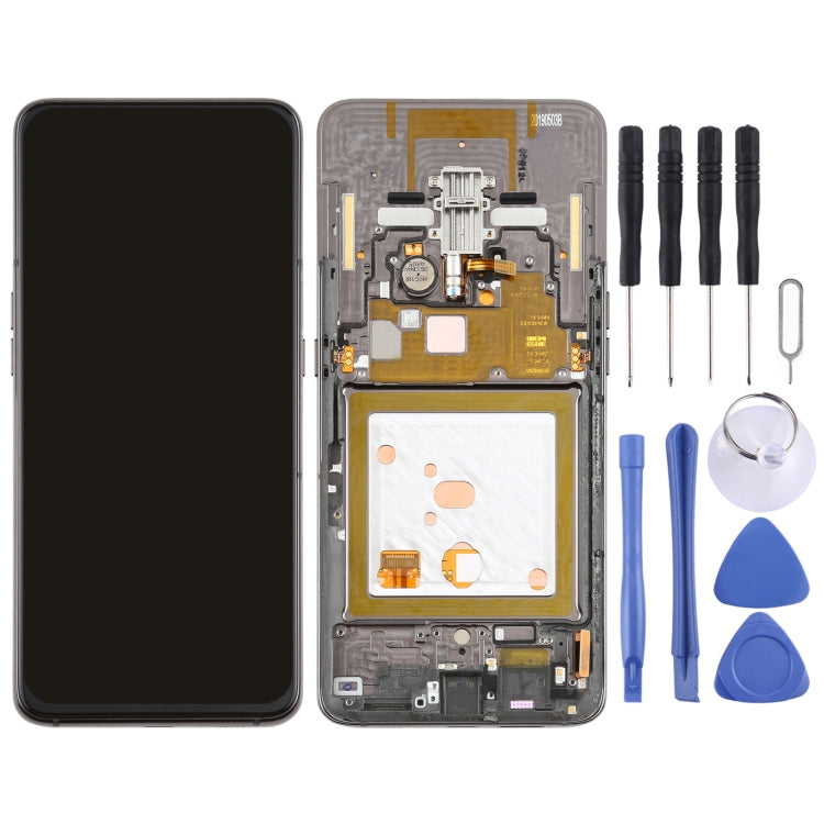 Écran LCD et numériseur en matériau Super AMOLED d'origine, assemblage complet avec cadre pour Galaxy A80