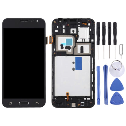 Écran LCD matériel TFT et numériseur complet avec cadre pour Galaxy J3 (2016) / J320F