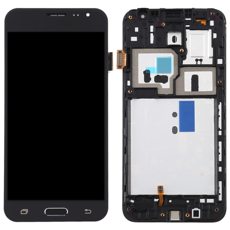 Écran LCD matériel TFT et numériseur complet avec cadre pour Galaxy J3 (2016) / J320F