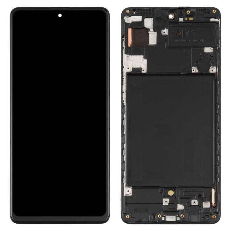 Écran LCD et numériseur en matériau Super AMOLED d'origine, assemblage complet avec cadre pour Galaxy A71