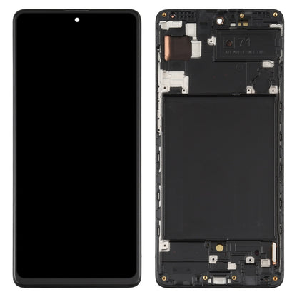 Écran LCD et numériseur en matériau Super AMOLED d'origine, assemblage complet avec cadre pour Galaxy A71