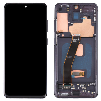 Écran LCD matériel AMOLED dynamique d'origine et numériseur assemblage complet avec cadre pour Samsung Galaxy S20 4G SM-G980, For Samsung Galaxy S20 4G(Frame), For Samsung Galaxy S20 4G, For Samsung Galaxy S20 4G (Original)(Blue)