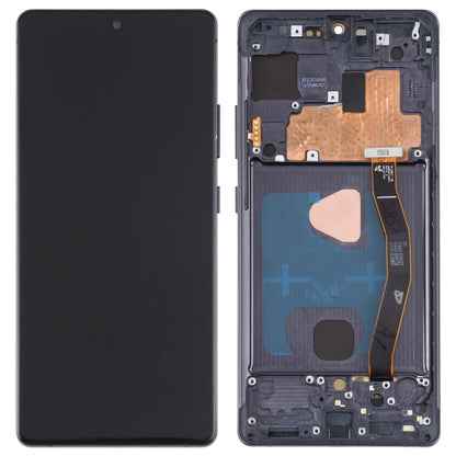 Écran LCD et numériseur en matériau Super AMOLED d'origine, assemblage complet avec cadre pour Galaxy S10 Lite, For Samsung Galaxy S10 Lite(Frame )