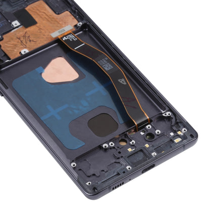 Écran LCD et numériseur en matériau Super AMOLED d'origine, assemblage complet avec cadre pour Galaxy S10 Lite, For Samsung Galaxy S10 Lite(Frame )