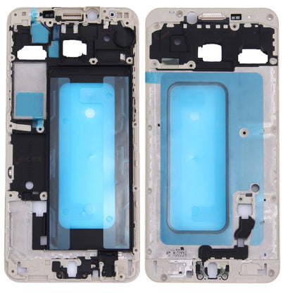 Pour Galaxy C5 / C5000, boîtier avant, cadre LCD, plaque de lunette