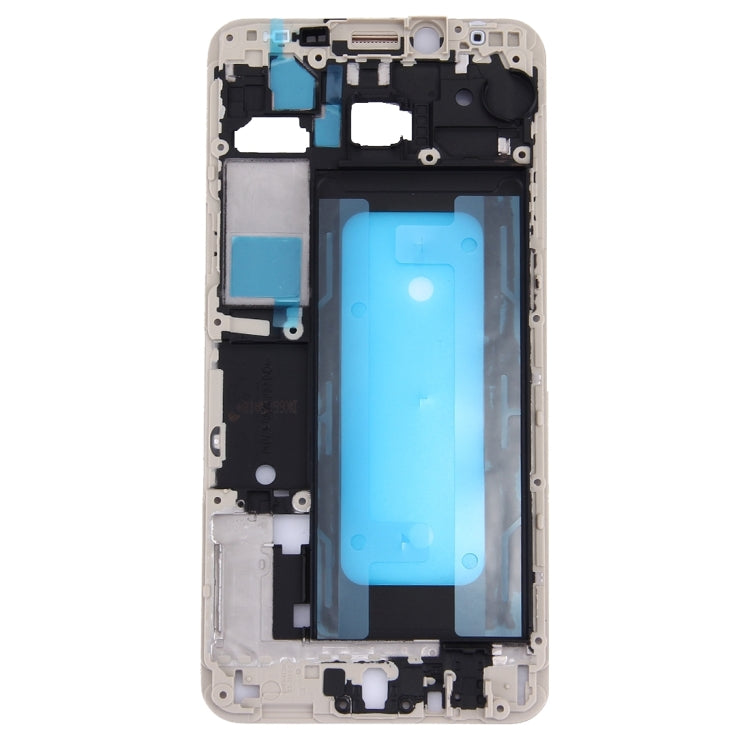 Pour Galaxy C5 / C5000, boîtier avant, cadre LCD, plaque de lunette