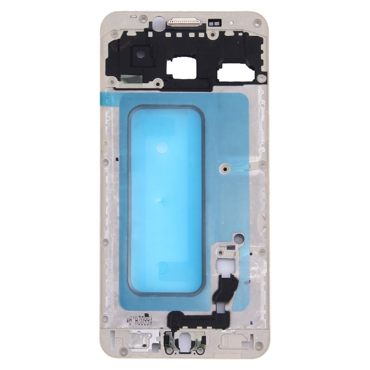 Pour Galaxy C5 / C5000, boîtier avant, cadre LCD, plaque de lunette