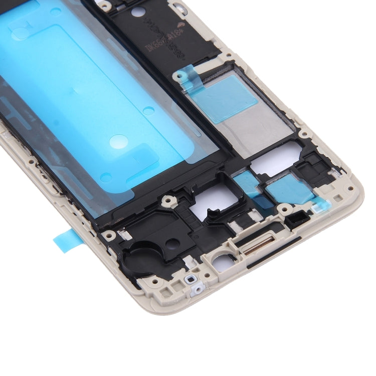 Pour Galaxy C5 / C5000, boîtier avant, cadre LCD, plaque de lunette
