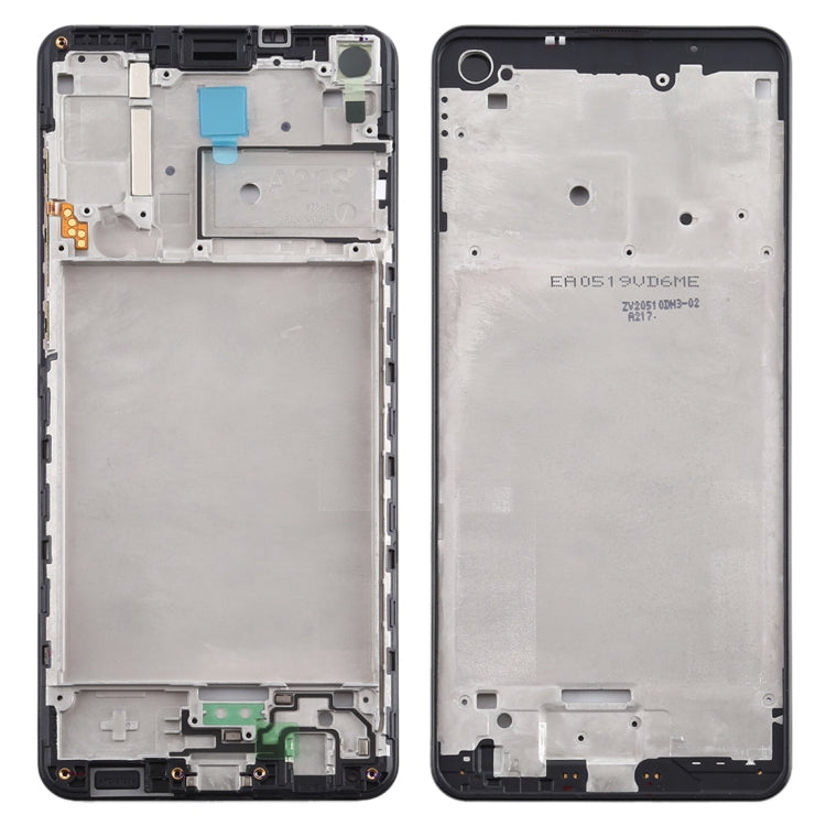 Pour Samsung Galaxy A21s, boîtier avant, cadre LCD, plaque de lunette