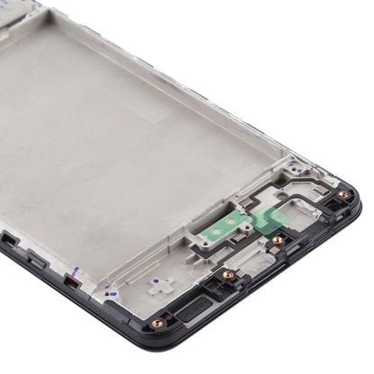 Pour Samsung Galaxy A21s, boîtier avant, cadre LCD, plaque de lunette