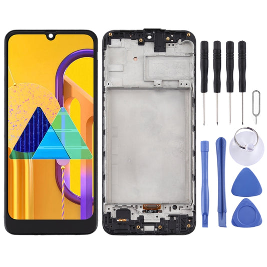 Écran LCD matériel TFT et assemblage complet de numériseur avec cadre pour Samsung Galaxy M30s