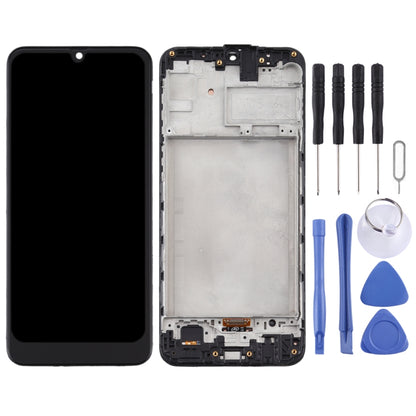 Écran LCD matériel TFT et assemblage complet de numériseur avec cadre pour Samsung Galaxy M30s