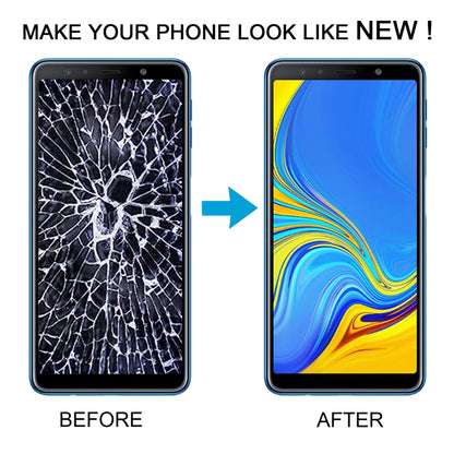 Écran LCD matériel TFT et numériseur complet avec cadre pour Samsung Galaxy A7 (2018) / SM-A750F