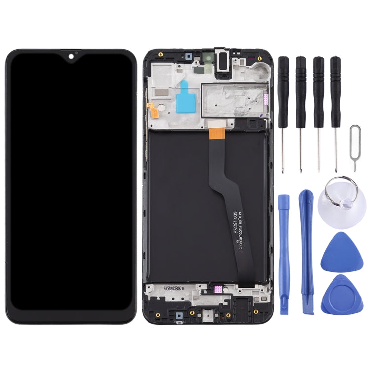 Écran LCD et numériseur complet avec cadre pour Samsung Galaxy A10 / SM-A105F (version à carte unique)