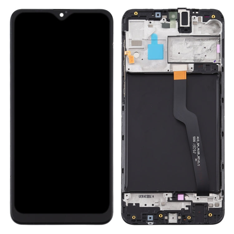 Écran LCD et numériseur complet avec cadre pour Samsung Galaxy A10 / SM-A105F (version à carte unique)