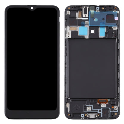 Écran LCD matériel TFT et numériseur complet avec cadre pour Samsung Galaxy A20 / SM-A205F (version UE)
