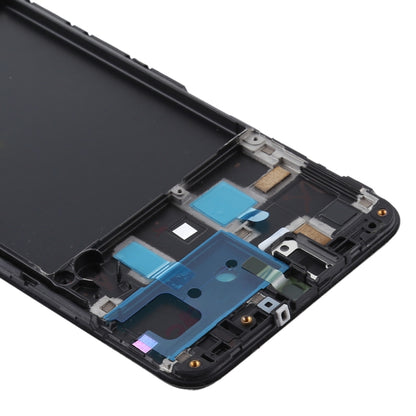 Écran LCD matériel TFT et numériseur complet avec cadre pour Samsung Galaxy A20 / SM-A205F (version UE)