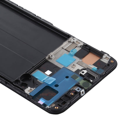 Écran LCD matériel TFT et numériseur complet avec cadre pour Samsung Galaxy A50 (ne prenant pas en charge l'identification par empreinte digitale)