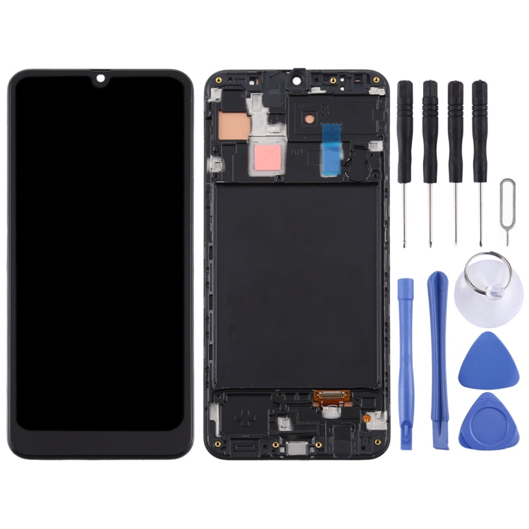 Écran LCD matériel TFT et assemblage complet de numériseur avec cadre pour Samsung Galaxy A30
