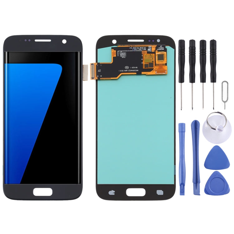 Écran LCD matériel OLED et assemblage complet de numériseur pour Samsung Galaxy S7