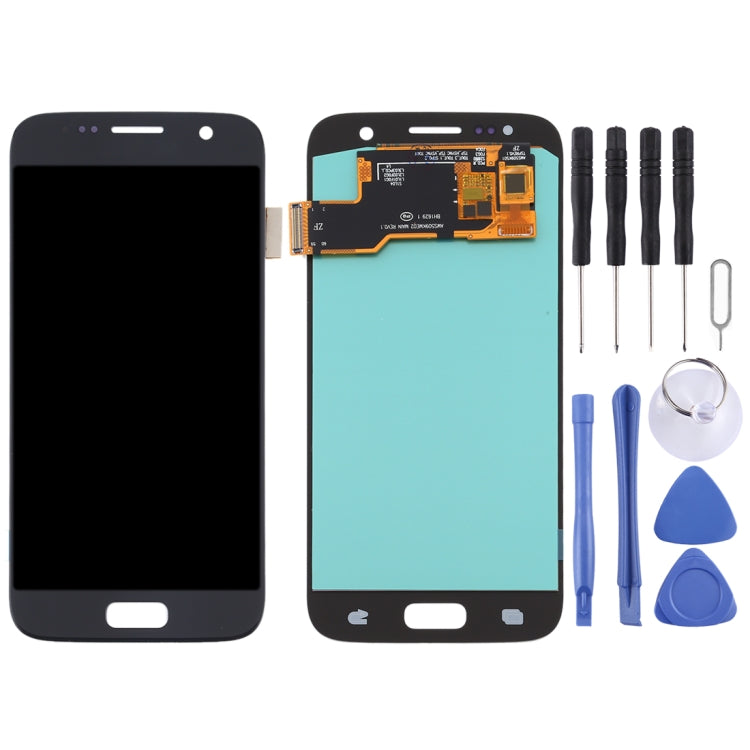 Écran LCD matériel OLED et assemblage complet de numériseur pour Samsung Galaxy S7