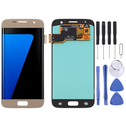 Écran LCD matériel OLED et assemblage complet de numériseur pour Samsung Galaxy S7
