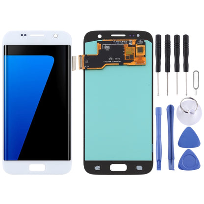 Écran LCD matériel OLED et assemblage complet de numériseur pour Samsung Galaxy S7