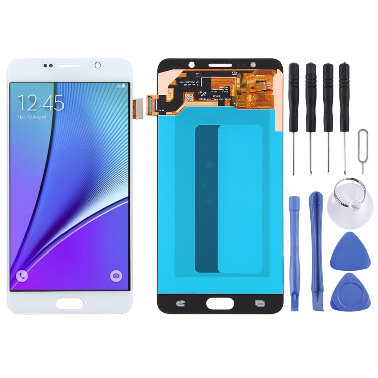 Écran LCD matériel OLED de 5,5 pouces et ensemble complet de numériseur pour Samsung Galaxy Note 5
