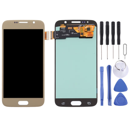 Écran LCD matériel OLED et assemblage complet de numériseur pour Samsung Galaxy S6