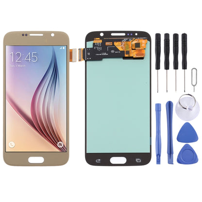 Écran LCD matériel OLED et assemblage complet de numériseur pour Samsung Galaxy S6
