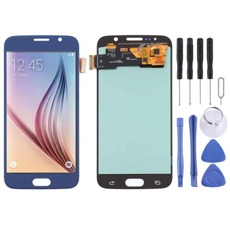 Écran LCD matériel OLED et assemblage complet de numériseur pour Samsung Galaxy S6