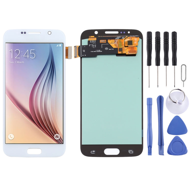 Écran LCD matériel OLED et assemblage complet de numériseur pour Samsung Galaxy S6