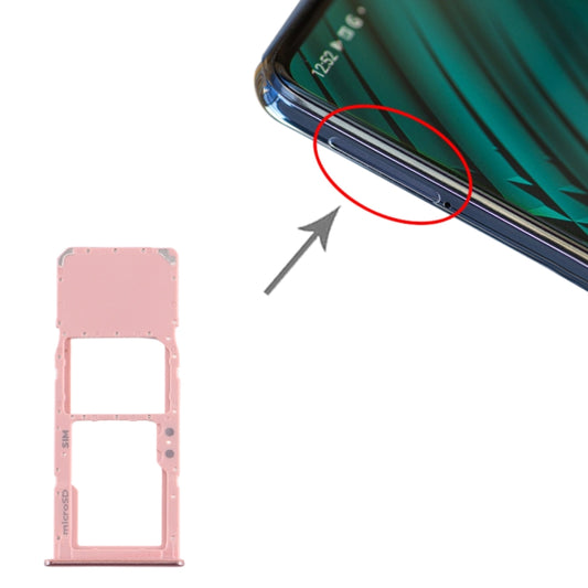Pour Samsung Galaxy A51 Plateau de carte SIM + Plateau de carte Micro SD