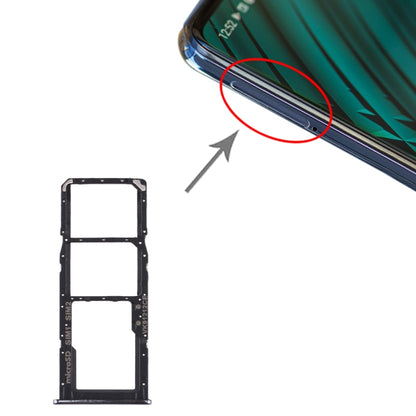 Pour Samsung Galaxy A51 / A515 Plateau de carte SIM + Plateau de carte SIM + Plateau de carte Micro SD