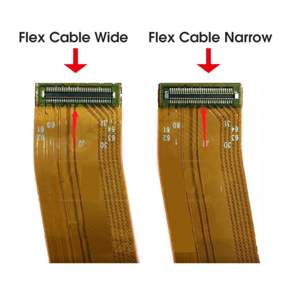 Écran LCD et numériseur complet avec cadre (câble flexible étroit) pour Samsung Galaxy A01